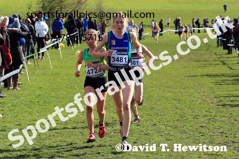 Womens Under-20s 2022 CAU Inter Counties Cross Country, Prestwold Hall, Loughborough.  Photo: David T. Hewitson/Sports for All Pics